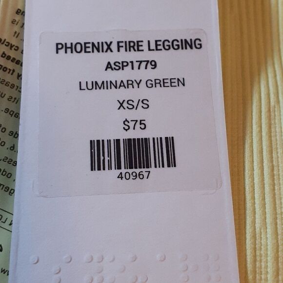 Avocado Phoenix Fire Leggings Yellow Size Medium - Picture 7 of 9